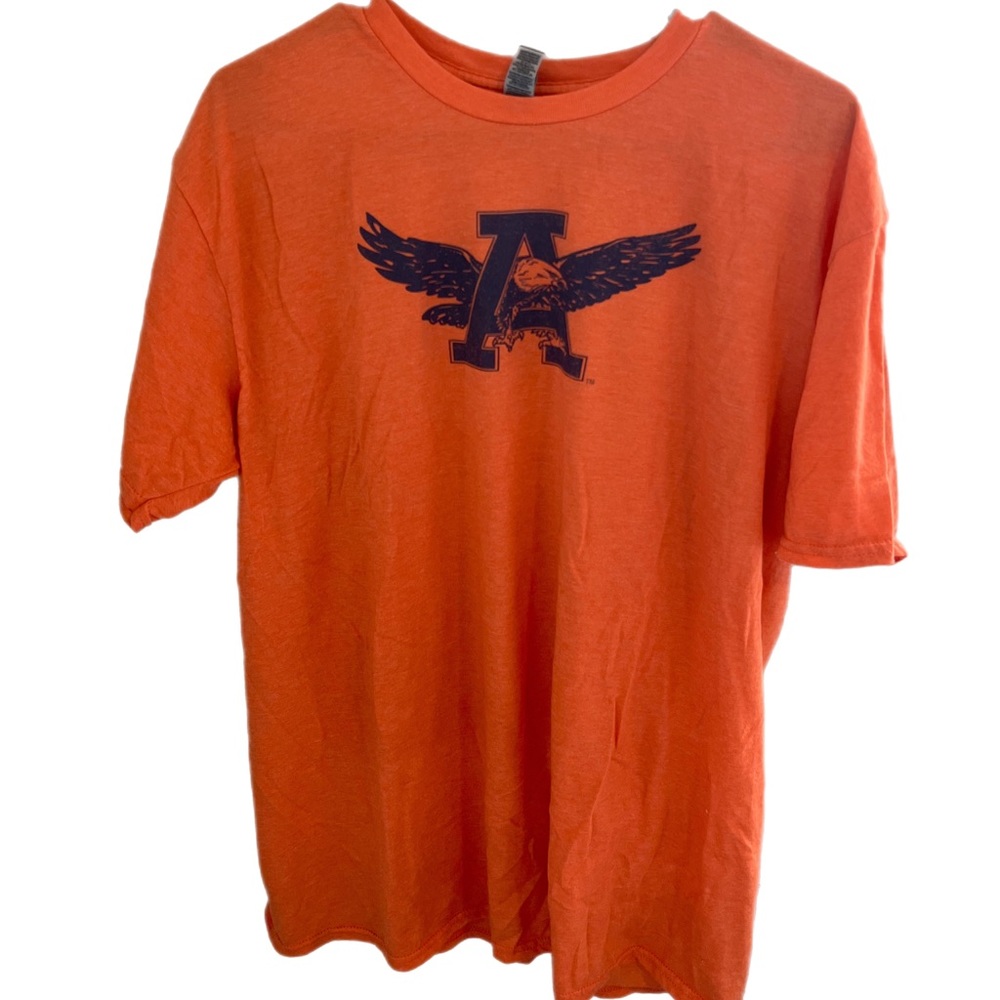 Scarlet & Gold Orange Auburn University tee